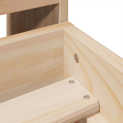 vidaXL Bed Frame without Mattress 90x200 cm Solid Wood Pine