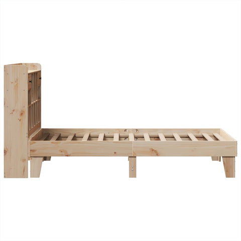 vidaXL Bed Frame without Mattress 90x190 cm Single Solid Wood Pine