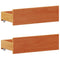 vidaXL Bookcase Bed without Mattress Wax Brown 200x200cm Solid Wood Pine