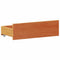 vidaXL Bookcase Bed without Mattress Wax Brown 200x200cm Solid Wood Pine