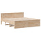 vidaXL Bookcase Bed without Mattress 180x200 cm Super King Solid Wood Pine