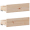 vidaXL Bookcase Bed without Mattress 180x200 cm Super King Solid Wood Pine