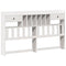 vidaXL Bookcase Bed without Mattress White 180x200 cm Super King Solid Wood Pine