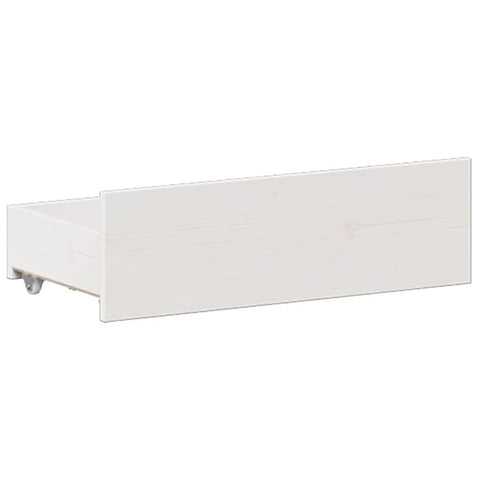 vidaXL Bookcase Bed without Mattress White 160x200 cm Solid Wood Pine