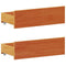 vidaXL Bookcase Bed without Mattress Wax Brown 160x200 cm Solid Wood Pine