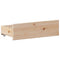 vidaXL Bookcase Bed without Mattress 150x200 cm King Solid Wood Pine