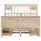 vidaXL Bookcase Bed without Mattress 140x200 cm Solid Wood Pine