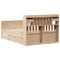 vidaXL Bookcase Bed without Mattress 140x200 cm Solid Wood Pine
