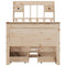 vidaXL Bookcase Bed without Mattress 100x200 cm Solid Wood Pine