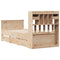 vidaXL Bookcase Bed without Mattress 90x200 cm Solid Wood Pine