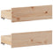 vidaXL Bookcase Bed without Mattress 90x200 cm Solid Wood Pine