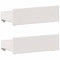 vidaXL Bookcase Bed without Mattress White 90x200 cm Solid Wood Pine