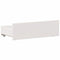 vidaXL Bookcase Bed without Mattress White 90x200 cm Solid Wood Pine
