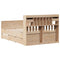 vidaXL Bookcase Bed without Mattress 140x190 cm Solid Wood Pine