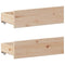 vidaXL Bookcase Bed without Mattress 140x190 cm Solid Wood Pine
