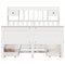 vidaXL Bookcase Bed without Mattress White 140x190 cm Solid Wood Pine
