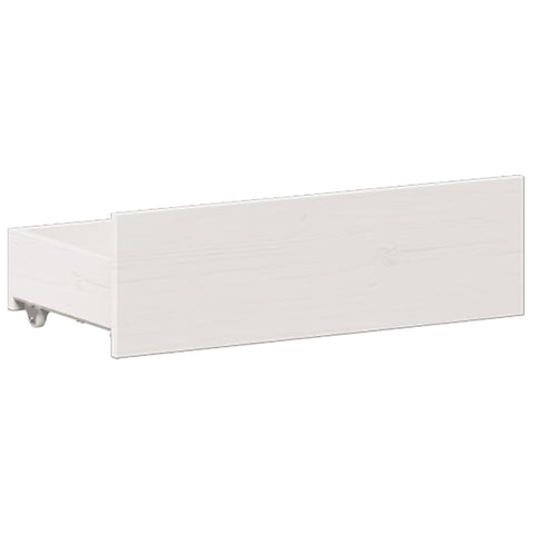 vidaXL Bookcase Bed without Mattress White 140x190 cm Solid Wood Pine
