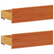 vidaXL Bookcase Bed without Mattress Wax Brown 140x190 cm Solid Wood Pine
