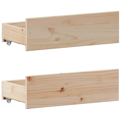 vidaXL Bookcase Bed without Mattress 135x190 cm Double Solid Wood Pine
