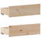 vidaXL Bookcase Bed without Mattress 135x190 cm Double Solid Wood Pine