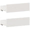 vidaXL Bookcase Bed without Mattress White 135x190 cm Double Solid Wood Pine