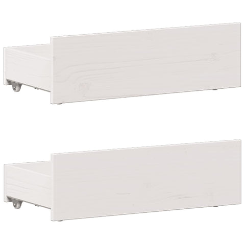 vidaXL Bookcase Bed without Mattress White 90x190 cm Single Solid Wood Pine