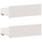 vidaXL Bookcase Bed without Mattress White 90x190 cm Single Solid Wood Pine