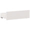 vidaXL Bookcase Bed without Mattress White 90x190 cm Single Solid Wood Pine