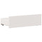 vidaXL Bookcase Bed without Mattress White 75x190 cm Small Single Solid Wood Pine