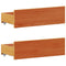 vidaXL Bookcase Bed without Mattress Wax Brown 75x190 cm Small Single Solid Wood Pine
