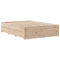 vidaXL Bookcase Bed without Mattress 150x200 cm King Size Solid Wood Pine