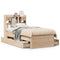 vidaXL Bookcase Bed without Mattress 100x200 cm Solid Wood Pine