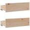 vidaXL Bookcase Bed without Mattress 100x200 cm Solid Wood Pine