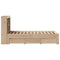 vidaXL Bookcase Bed without Mattress 100x200 cm Solid Wood Pine