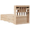 vidaXL Bookcase Bed without Mattress 100x200 cm Solid Wood Pine