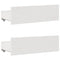 vidaXL Bookcase Bed without Mattress White 90x200 cm Solid Wood Pine