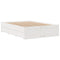 vidaXL Bookcase Bed without Mattress White 140x190 cm Solid Wood Pine