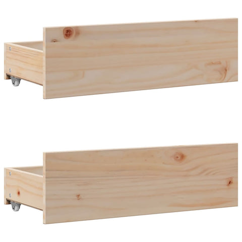 vidaXL Bookcase Bed without Mattress 90x190 cm Single Solid Wood Pine