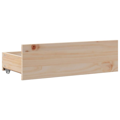 vidaXL Bookcase Bed without Mattress 75x190 cm Small Single Solid Wood Pine