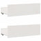 vidaXL Bookcase Bed without Mattress White 75x190 cm Small Single Solid Wood Pine