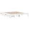 vidaXL Bed Frame without Mattress White 200x200 cm Solid Wood Pine