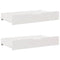 vidaXL Bed Frame without Mattress White 200x200 cm Solid Wood Pine