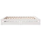 vidaXL Bed Frame without Mattress White 200x200 cm Solid Wood Pine