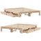 vidaXL Bed Frame without Mattress 160x200 cm Solid Wood Pine