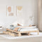 vidaXL Bed Frame without Mattress 160x200 cm Solid Wood Pine