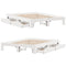 vidaXL Bed Frame without Mattress White 160x200 cm Solid Wood Pine