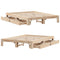 vidaXL Bed Frame without Mattress 140x200 cm Solid Wood Pine