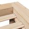 vidaXL Bed Frame without Mattress 140x200 cm Solid Wood Pine