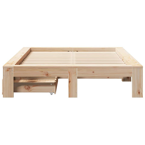 vidaXL Bed Frame without Mattress 120x200 cm Solid Wood Pine