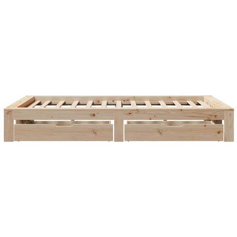 vidaXL Bed Frame without Mattress 120x200 cm Solid Wood Pine
